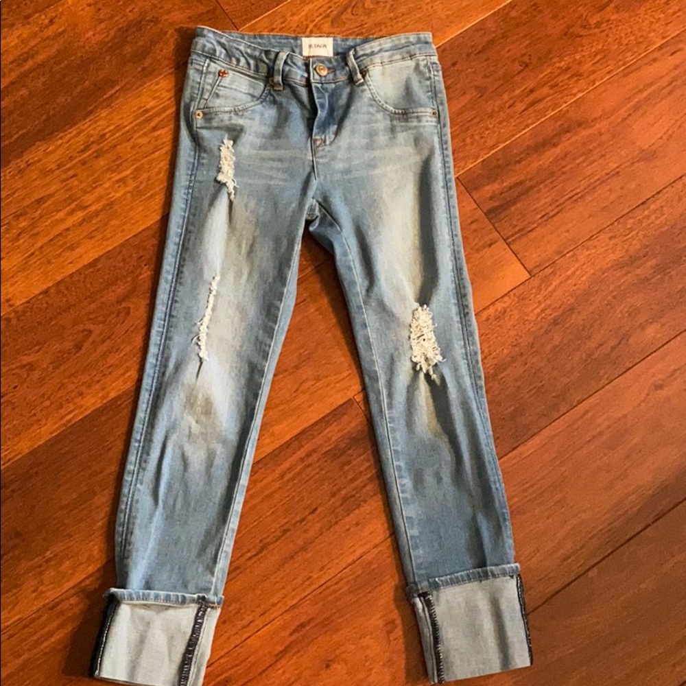 COPY - Hudson skinny distressed jeans kids size 14